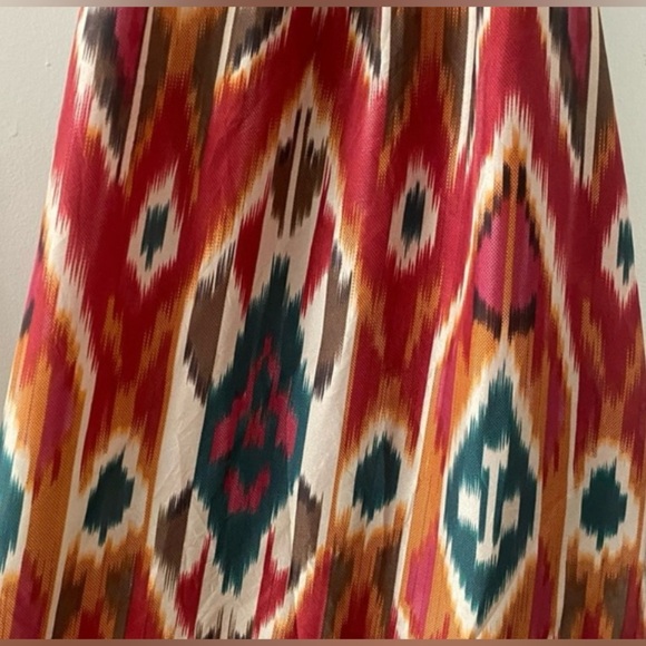 Anthropologie Silk Dress LARGE - Picture 4 of 9